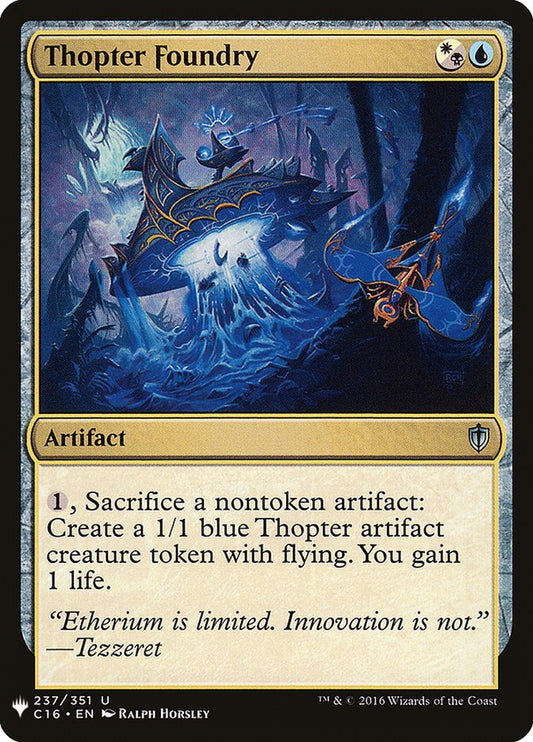 MTG Card Title: Thopter Foundry PLST/C16-237