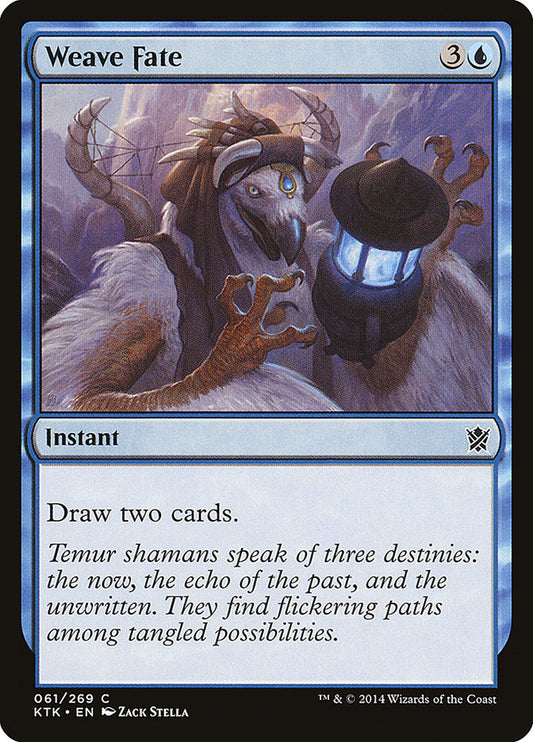 MTG Card Title: Weave Fate KTK/61