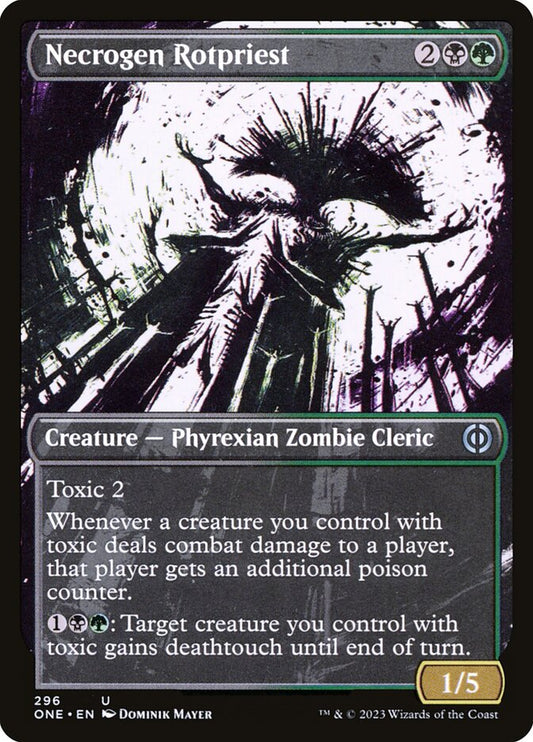 MTG Card Title: Necrogen Rotpriest ONE/296