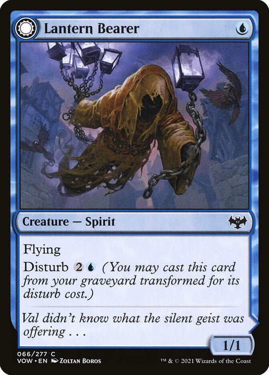 MTG Card Title: Lantern Bearer // Lanterns' Lift VOW/66
