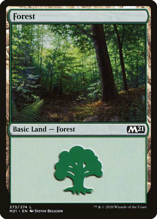 MTG Card Title: Forest M21/273