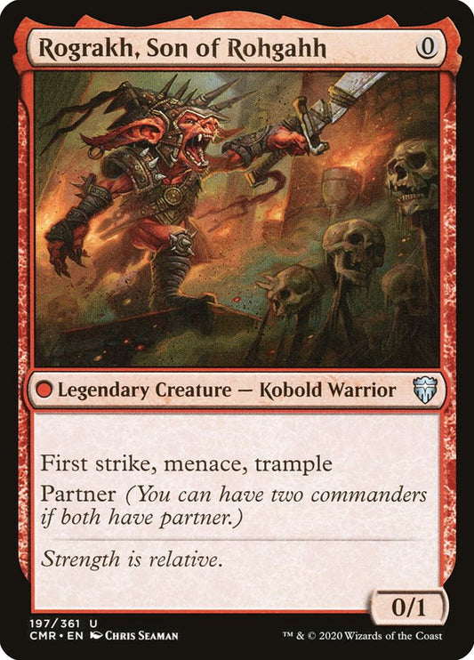 MTG Card Title: Rograkh, Son of Rohgahh CMR/197