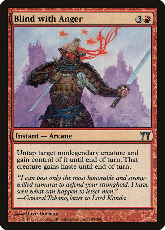 MTG Card Title: Blind with Anger CHK/158