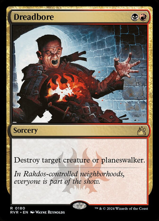 MTG Card Title: Dreadbore RVR/180