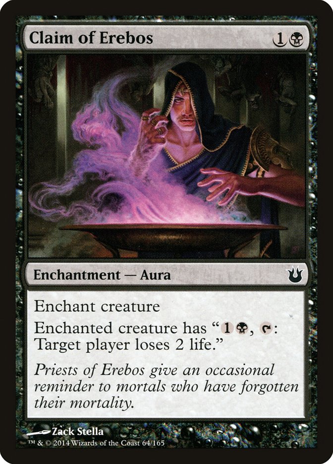 MTG Card Title: Claim of Erebos BNG/64