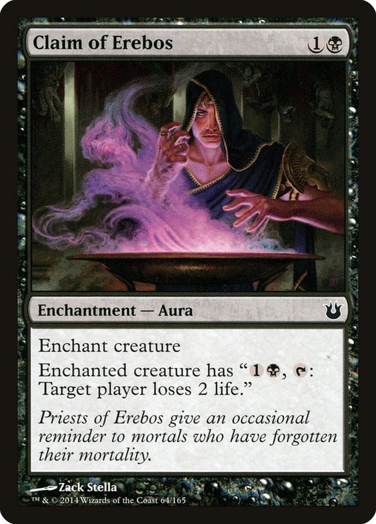 MTG Card Title: Claim of Erebos BNG/64
