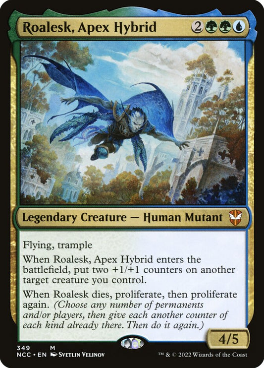 MTG Card Title: Roalesk, Apex Hybrid NCC/349