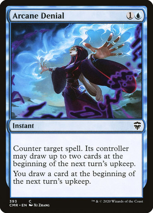 MTG Card Title: Arcane Denial CMR/393