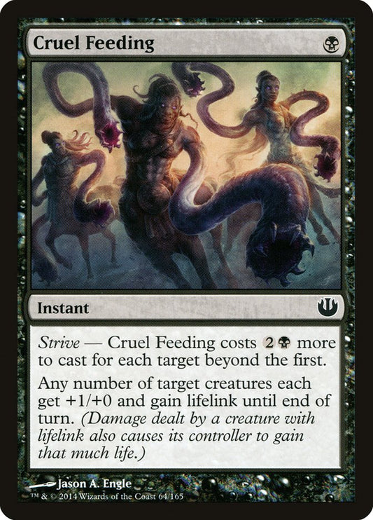 MTG Card Title: Cruel Feeding JOU/64