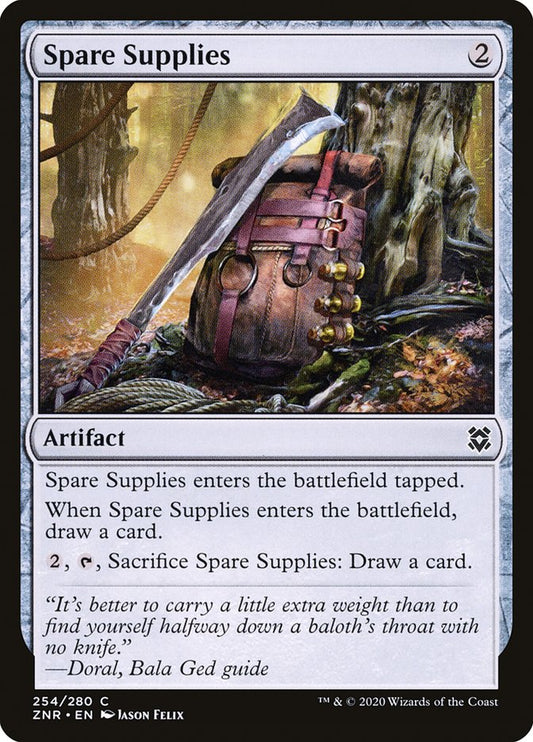 MTG Card Title: Spare Supplies ZNR/254
