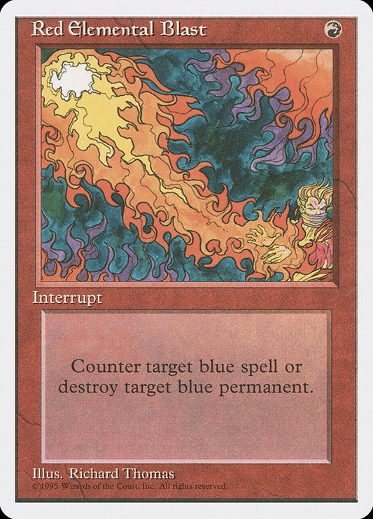 MTG Card Title: Red Elemental Blast 4ED/218