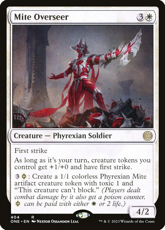MTG Card Title: Mite Overseer ONE/404