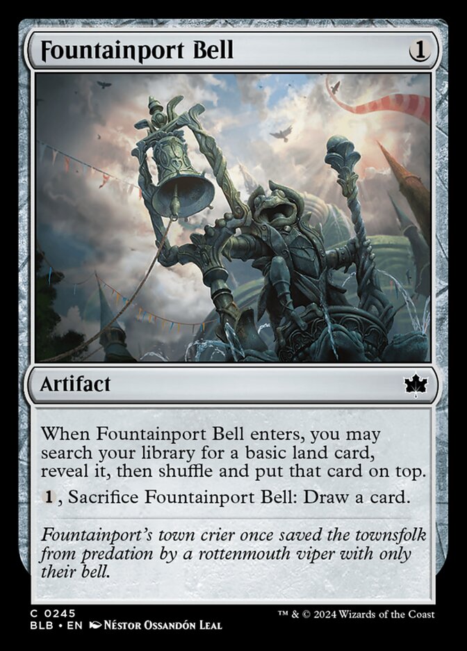 MTG Card Title: Fountainport Bell BLB/245