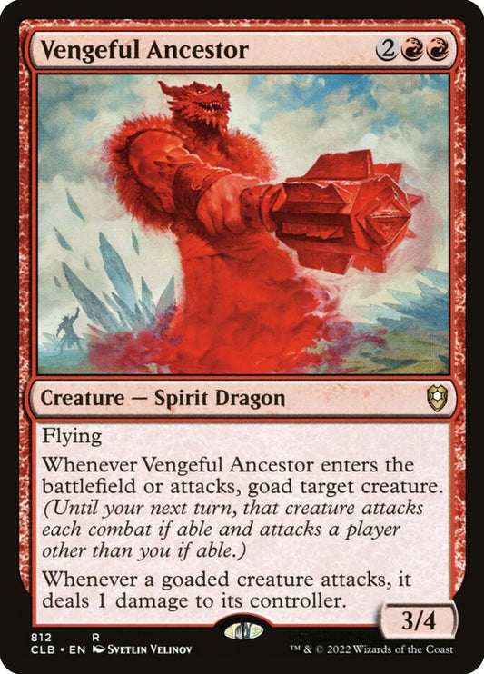 MTG Card Title: Vengeful Ancestor CLB/812