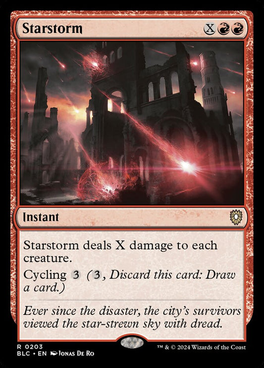 MTG Card Title: Starstorm BLC/203