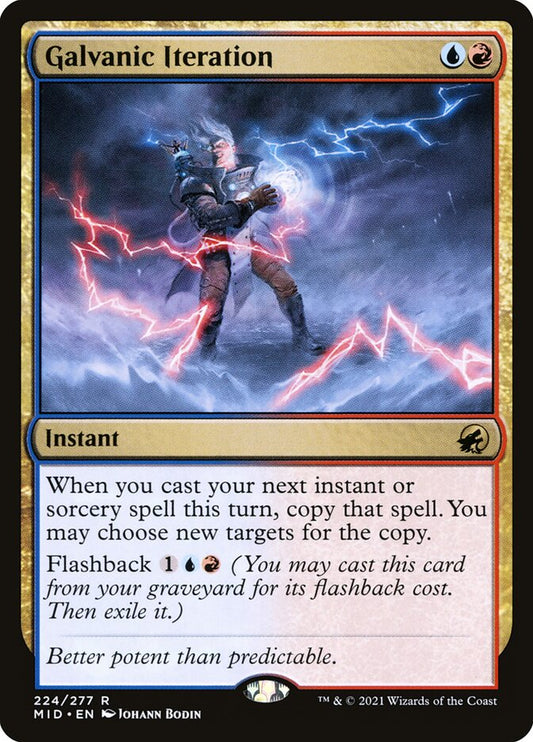 MTG Card Title: Galvanic Iteration MID/224