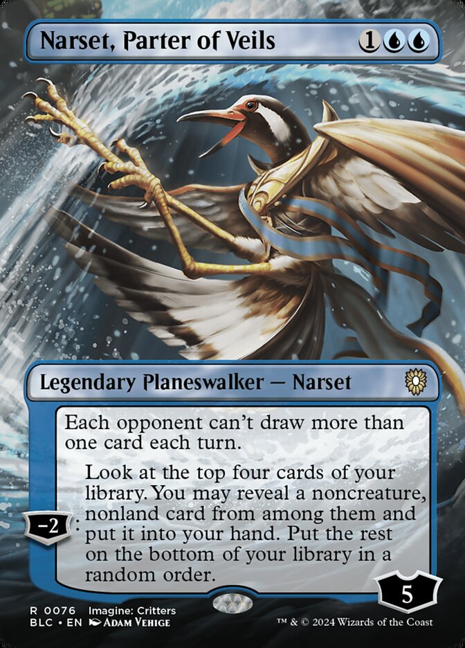 MTG Card Title: Narset, Parter of Veils BLC/76