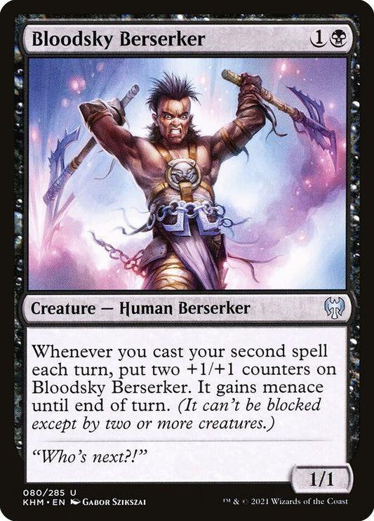 MTG Card Title: Bloodsky Berserker KHM/80