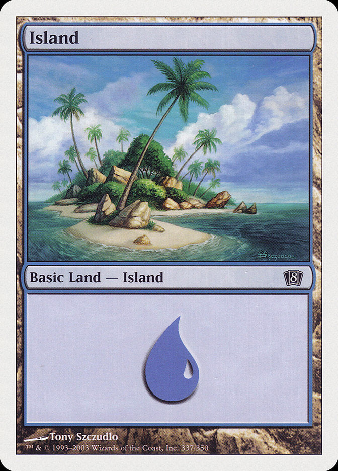 MTG Card Title: Island 8ED/337