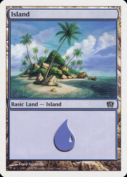 MTG Card Title: Island 8ED/337
