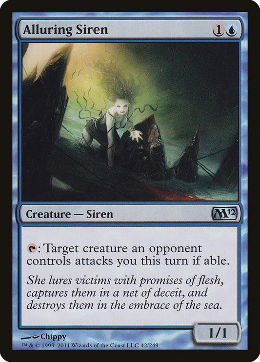 MTG Card Title: Alluring Siren M12/42