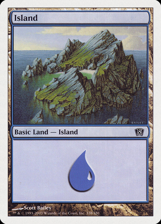 MTG Card Title: Island 8ED/338