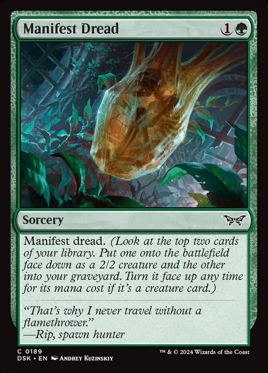 MTG Card Title: Manifest Dread DSK/189