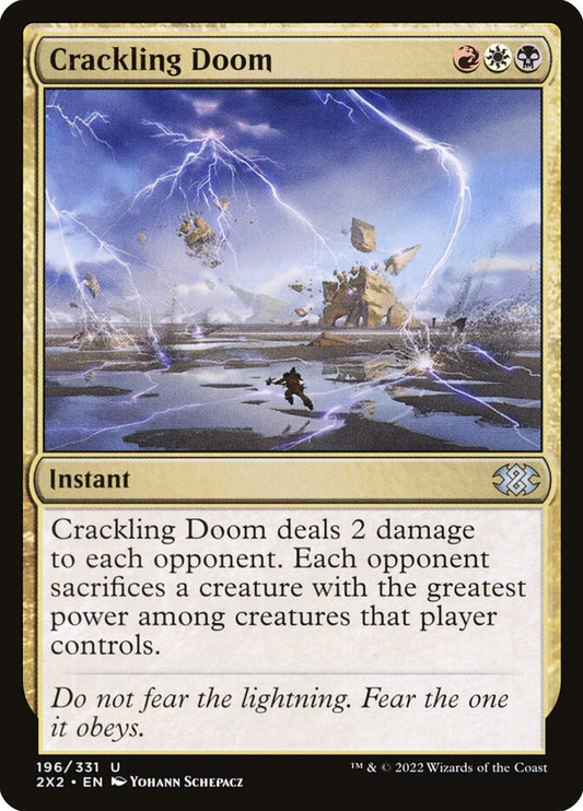 MTG Card Title: Crackling Doom 2X2/196