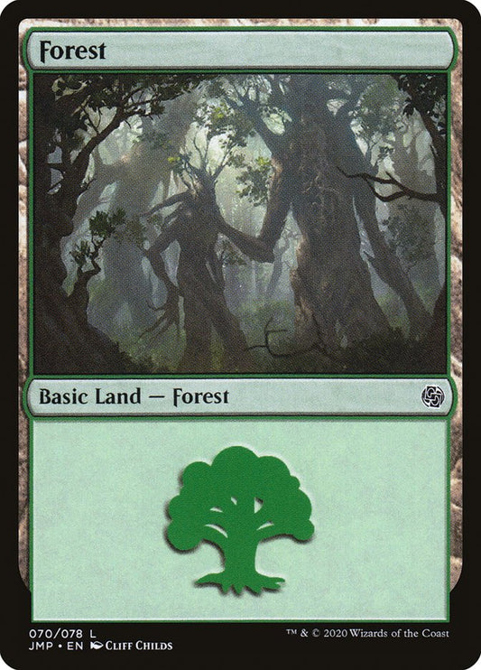 MTG Card Title: Forest JMP/70