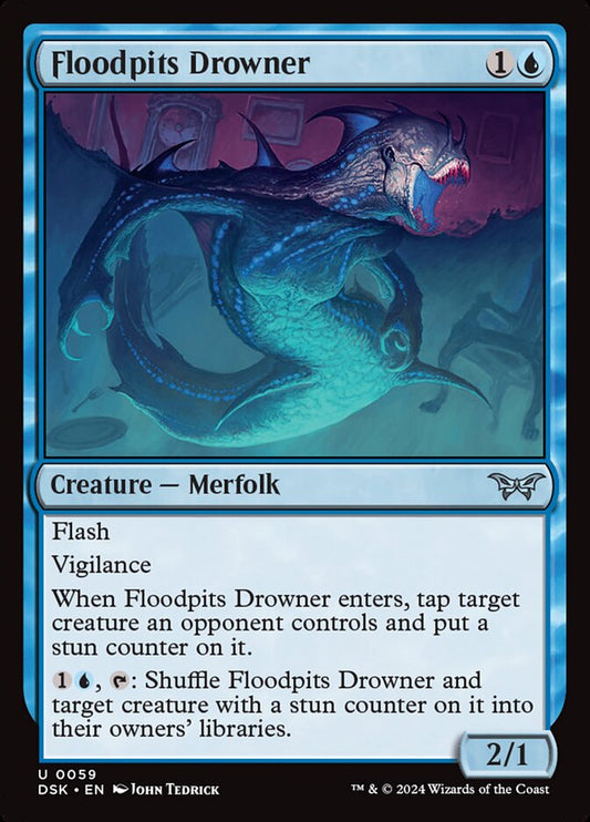 MTG Card Title: Floodpits Drowner DSK/59