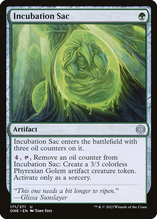 MTG Card Title: Incubation Sac ONE/171