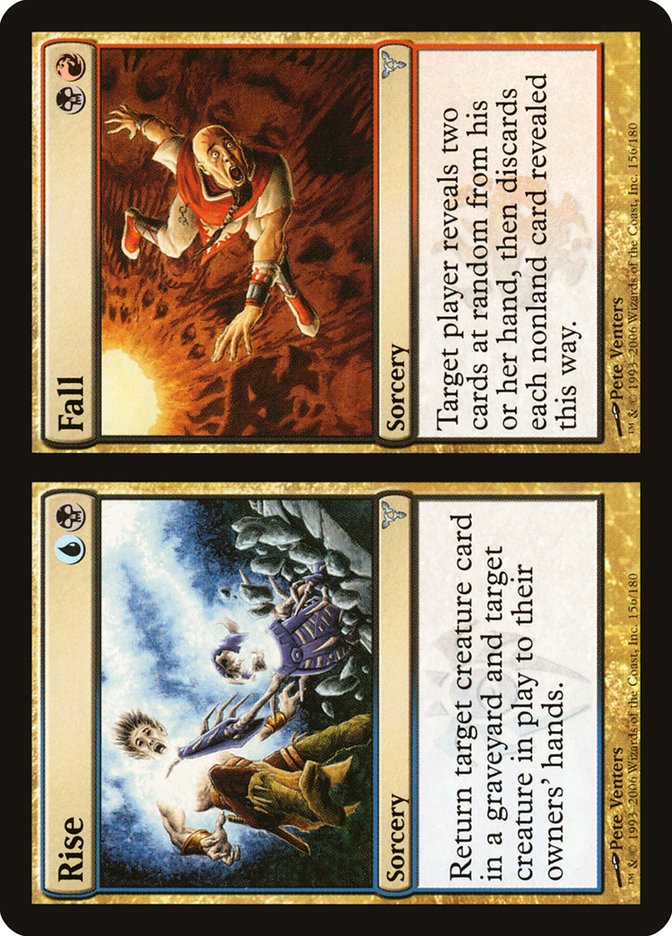 MTG Card Title: Rise // Fall DIS/156