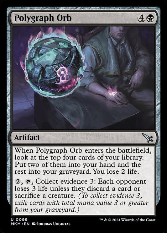 MTG Card Title: Polygraph Orb MKM/99