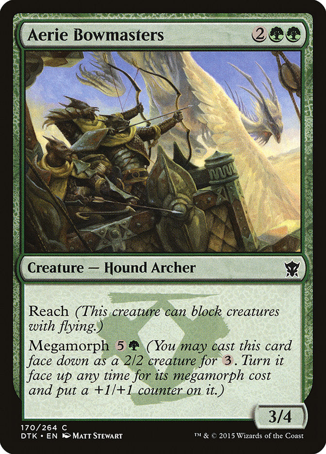 MTG Card Title: Aerie Bowmasters DTK/170