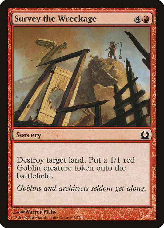 MTG Card Title: Survey the Wreckage RTR/107