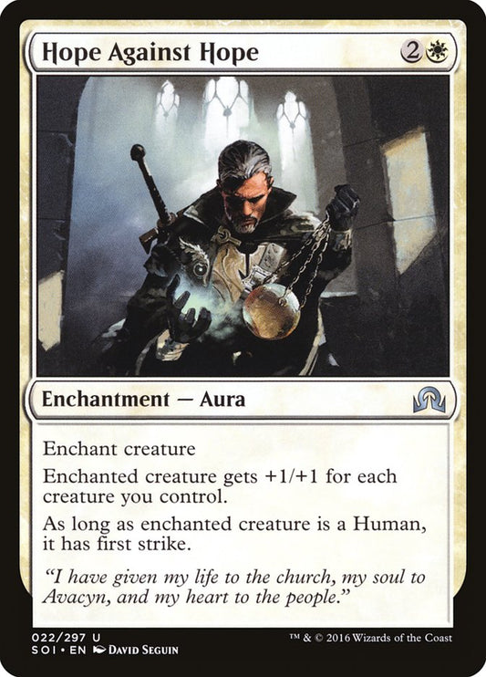 MTG Card Title: Hope Against Hope SOI/22