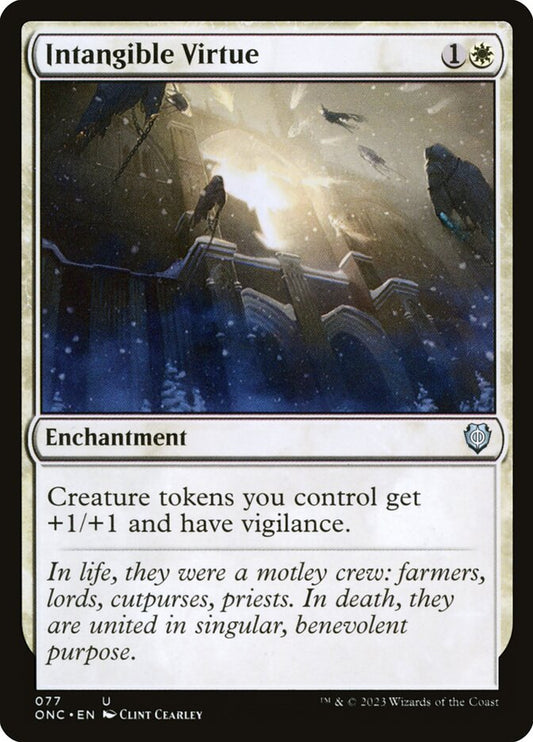 MTG Card Title: Intangible Virtue ONC/77