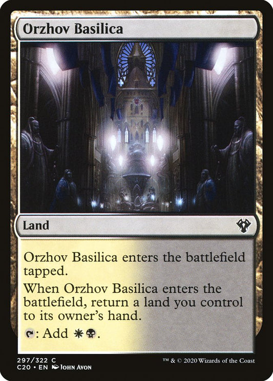 MTG Card Title: Orzhov Basilica C20/297