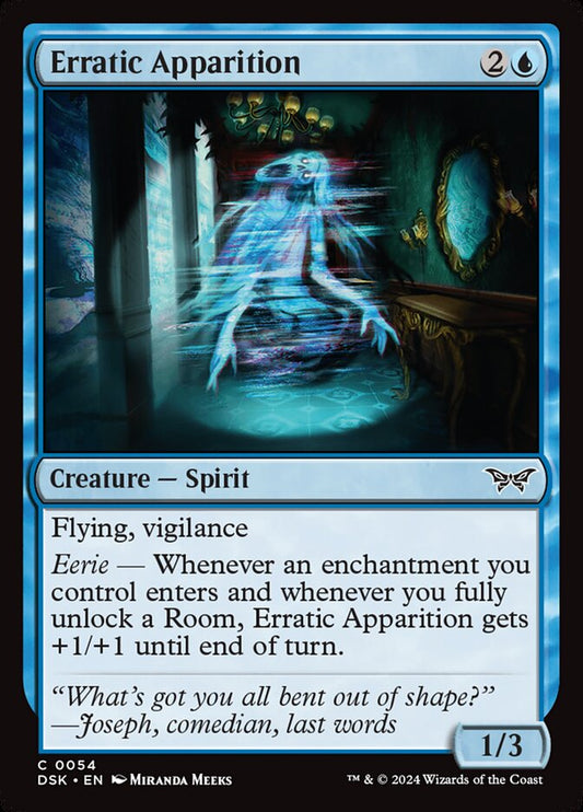 MTG Card Title: Erratic Apparition DSK/54