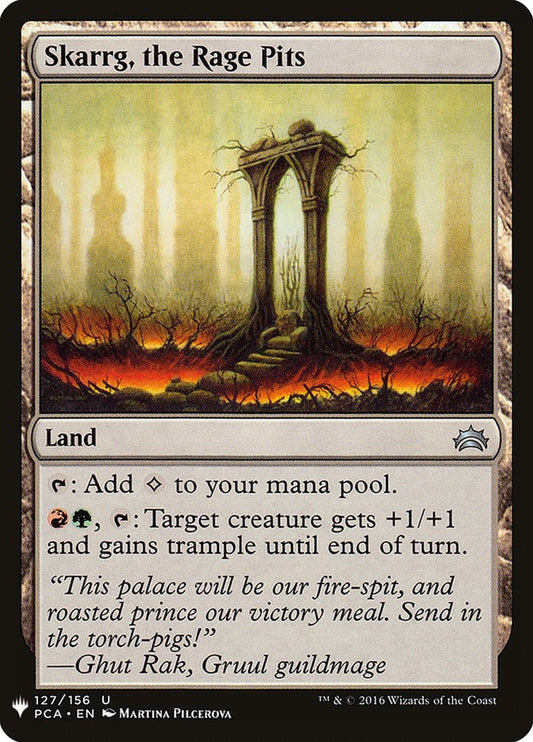 MTG Card Title: Skarrg, the Rage Pits PLST/PCA-127