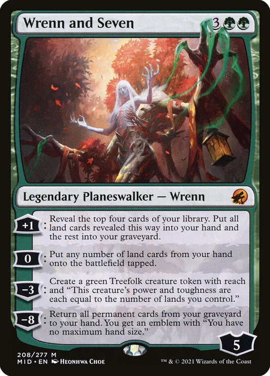 MTG Card Title: Wrenn and Seven MID/208