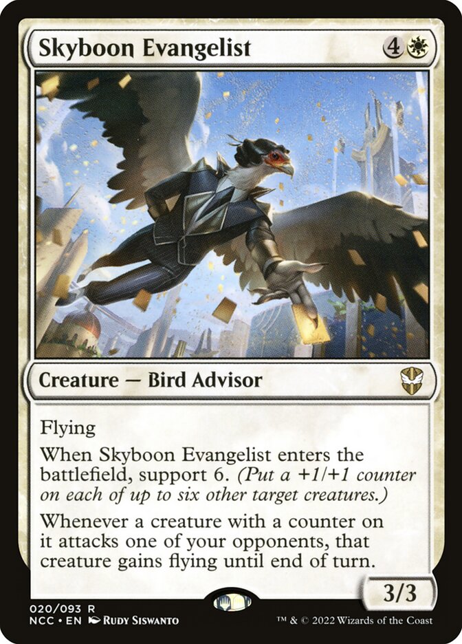 MTG Card Title: Skyboon Evangelist NCC/20