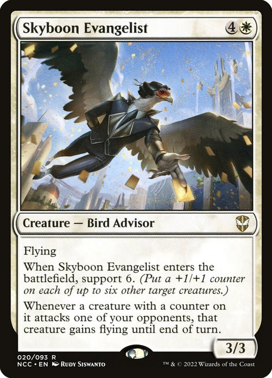 MTG Card Title: Skyboon Evangelist NCC/20