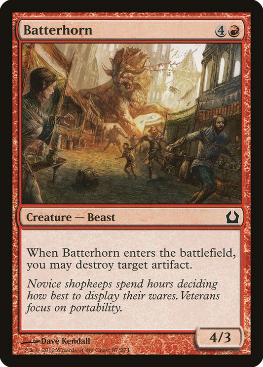 MTG Card Title: Batterhorn RTR/87