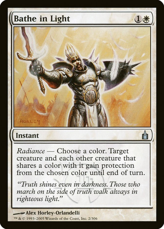 MTG Card Title: Bathe in Light RAV/2