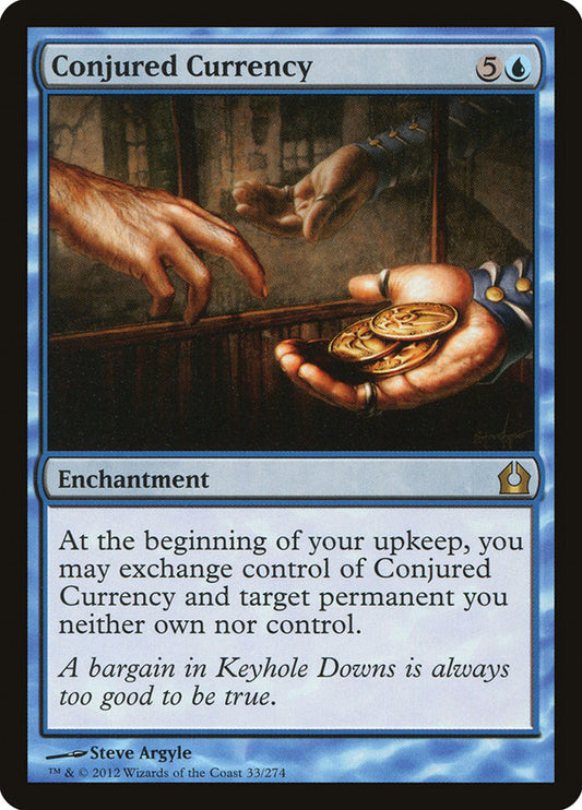 MTG Card Title: Conjured Currency RTR/33