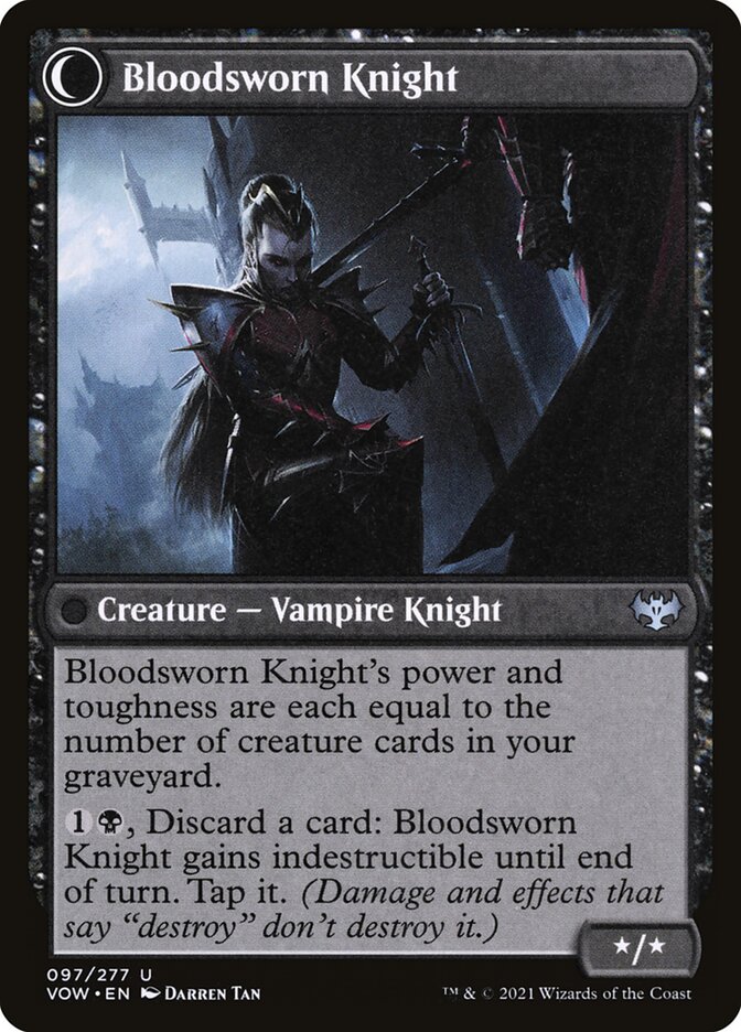 Bloodsworn Squire // Bloodsworn Knight VOW/97