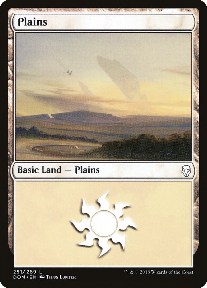 MTG Card Title: Plains DOM/251