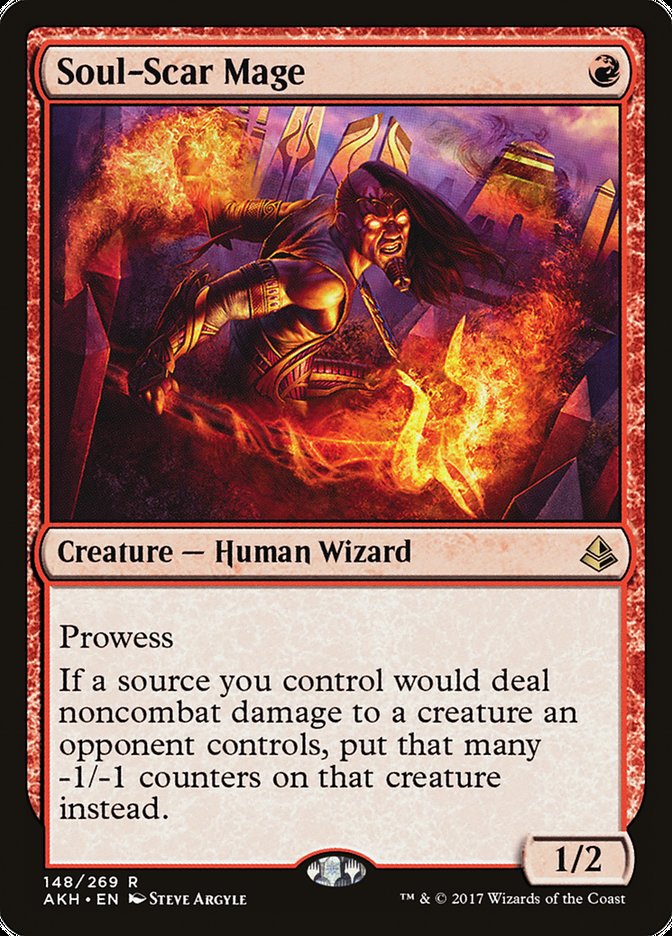 MTG Card Title: Soul-Scar Mage AKH/148