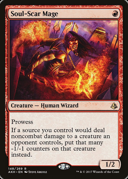 MTG Card Title: Soul-Scar Mage AKH/148
